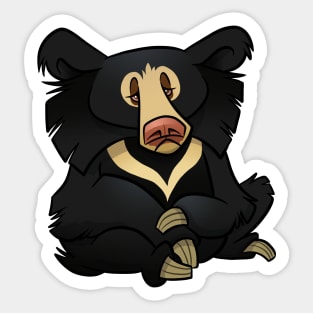 Sloth Bear Sticker